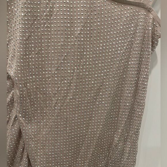 INC INTERNATIONAL CONCEPTS One Shoulder Strap Rhinestone Embellished Top.Size M - Picture 8 of 13